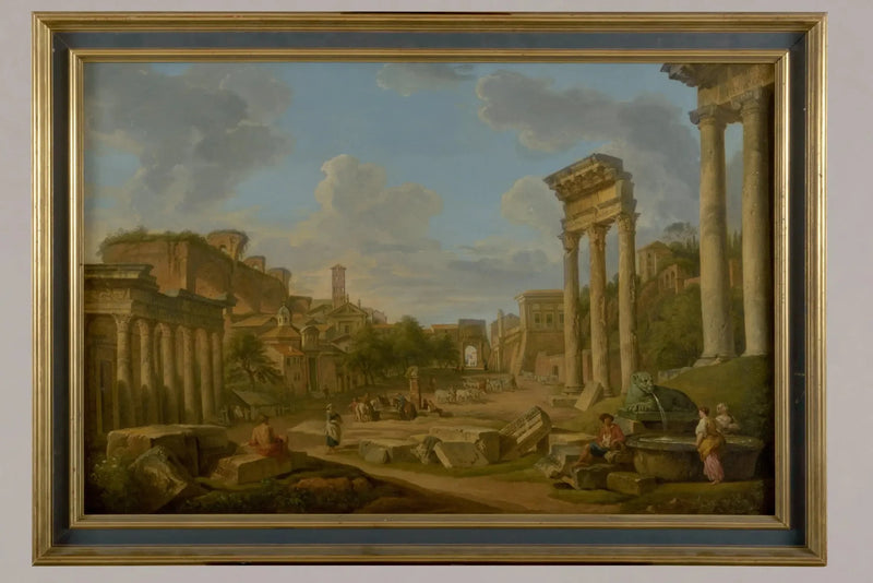 Udsigt over forumet i Rom - Giovanni Paolo Panini