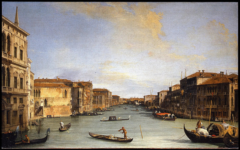 Udsigt over Grand Canal - Canaletto