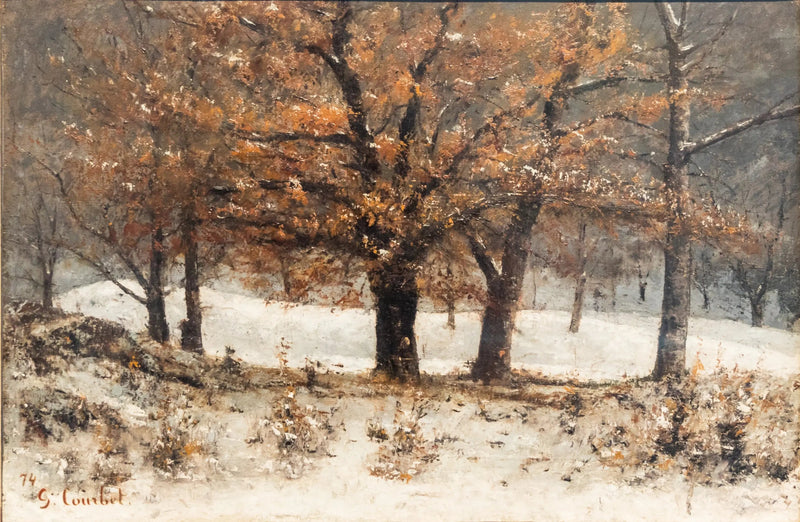 Udsigt over Crêtes-parken over Clarens - Gustave Courbet