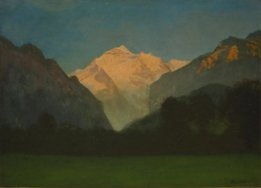 Udsigt over Glaciersparken - Albert Bierstadt