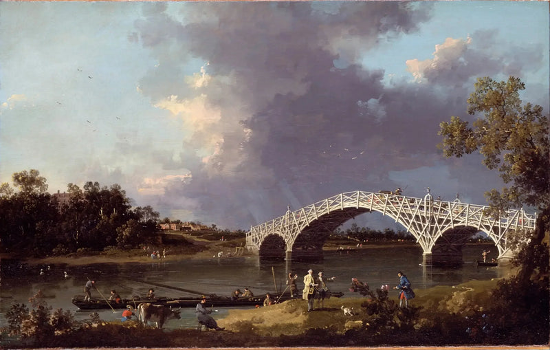 Udsigt over Walton-broen - Canaletto