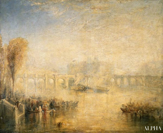 Udsigt fra Pont Neuf - William Turner - Reproduktioner af malerier og højkvalitets malerier