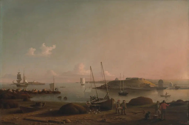 Udsigt over Gloucester havn - Fitz Henry Lane