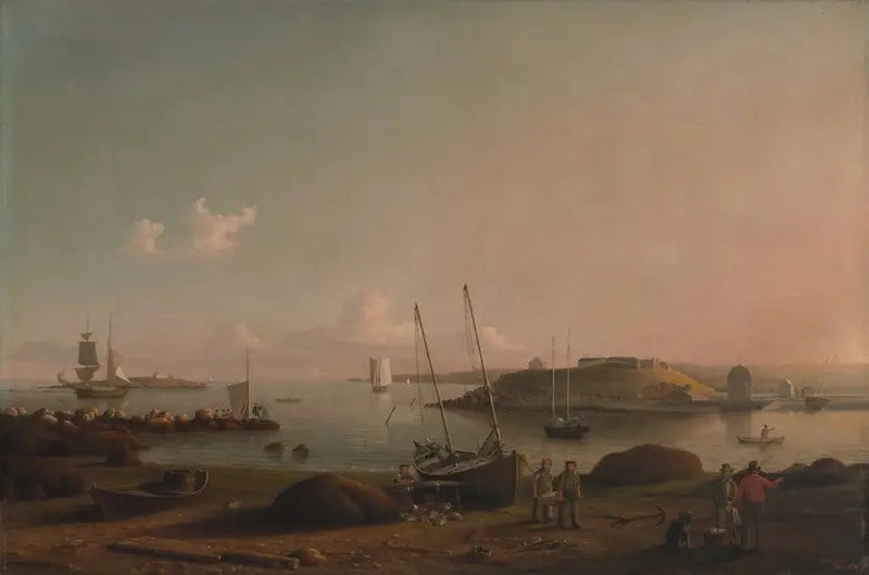 Udsigt over Gloucester havn - Fitz Henry Lane