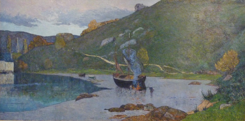Udsigt over havnen i Pont-Aven - Maxime Maufra