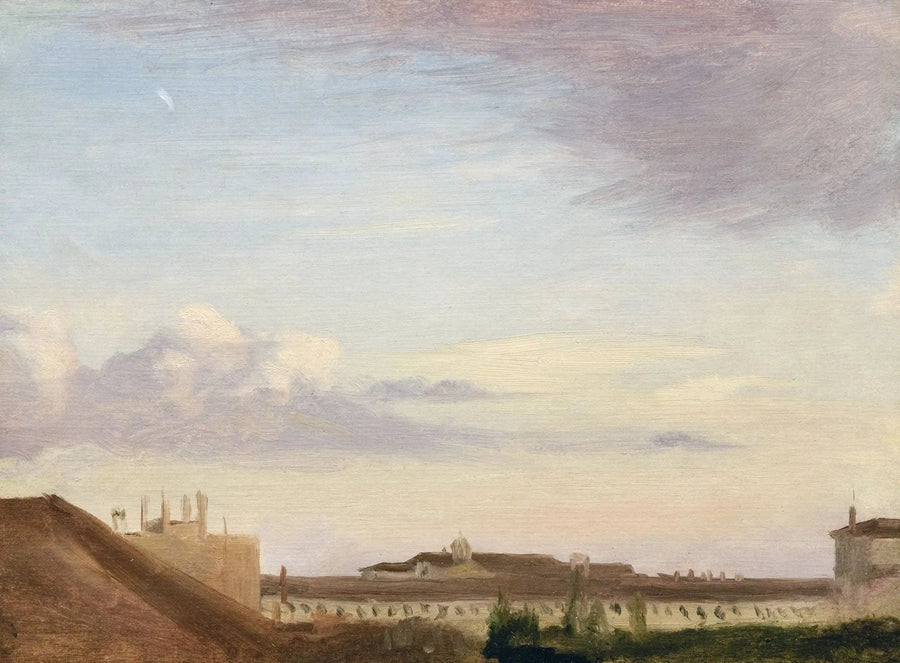 Udsigt over Quirinal - Edgar Degas