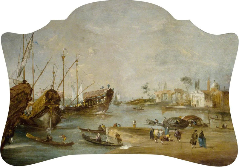 Fantasifuldt udsyn over Venedig - Francesco Guardi