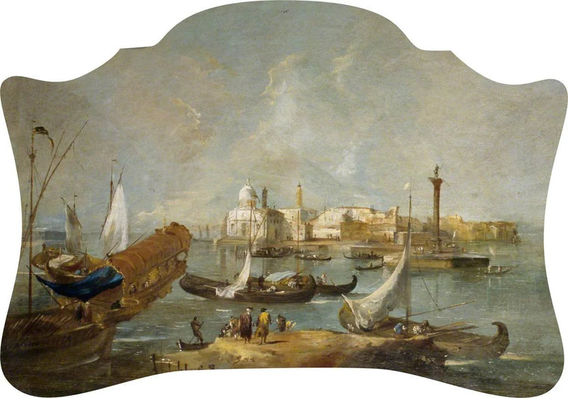 Fantasifuldt udsyn over Venedig - Francesco Guardi