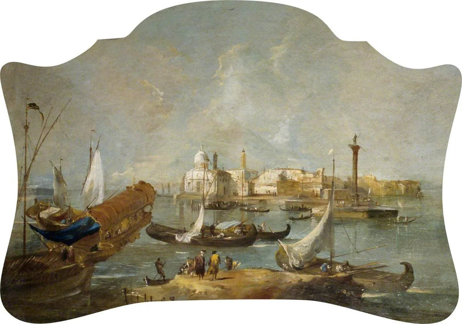 Fantasifuldt udsyn over Venedig - Francesco Guardi
