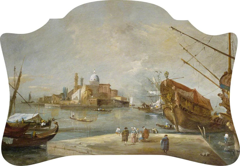 Fantasifuldt udsyn over Venedig - Francesco Guardi