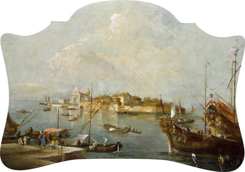 Fantasifuldt udsyn over Venedig - Francesco Guardi