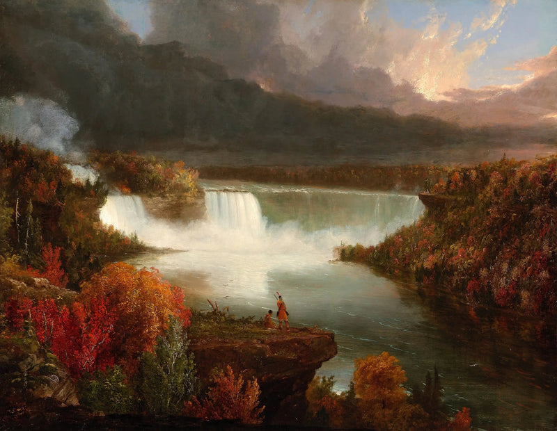 Fjernsynsudsigt over Niagara Falls - Thomas Cole