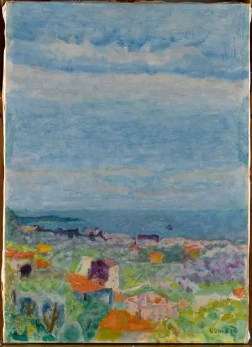 Panoramisk udsigt, Le Cannet - Pierre Bonnard