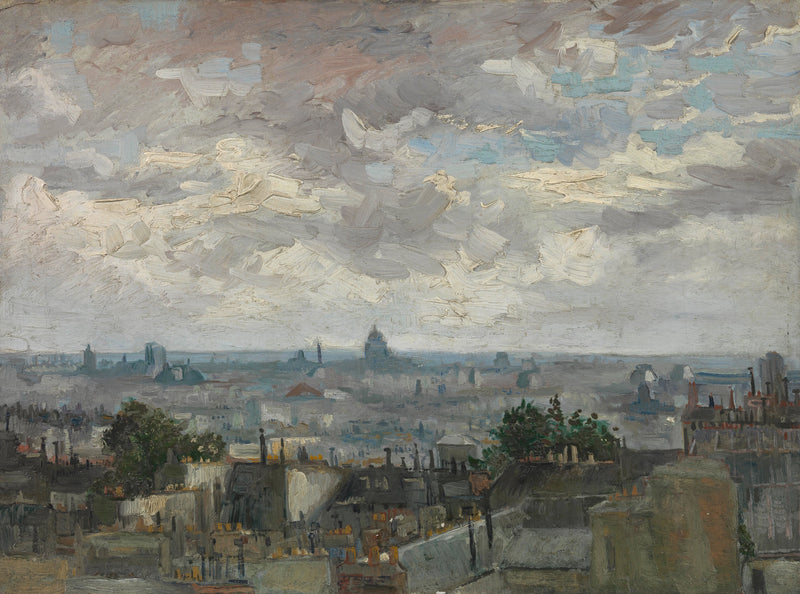 Udsigt over Paris - Vincent van Gogh