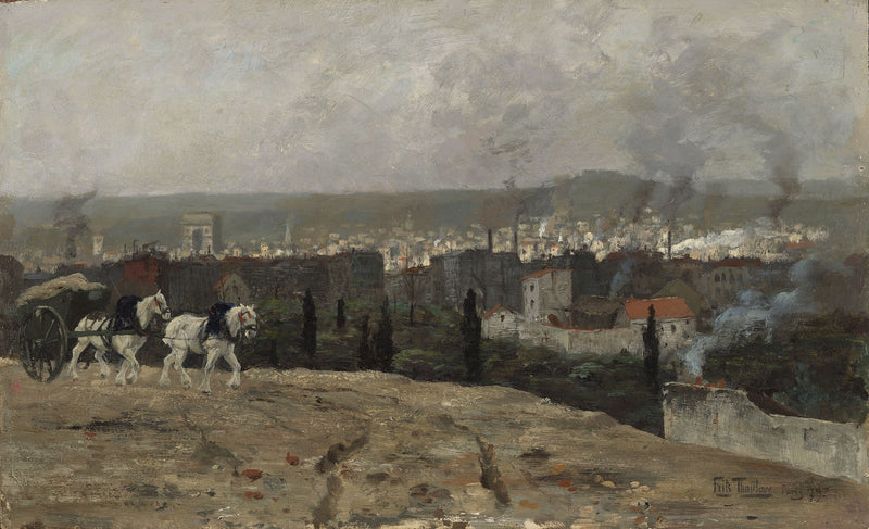 Parisisk udsigt - Frits Thaulow