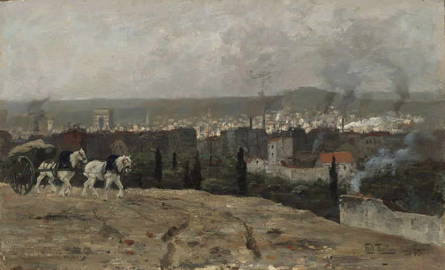 Parisisk udsigt - Frits Thaulow