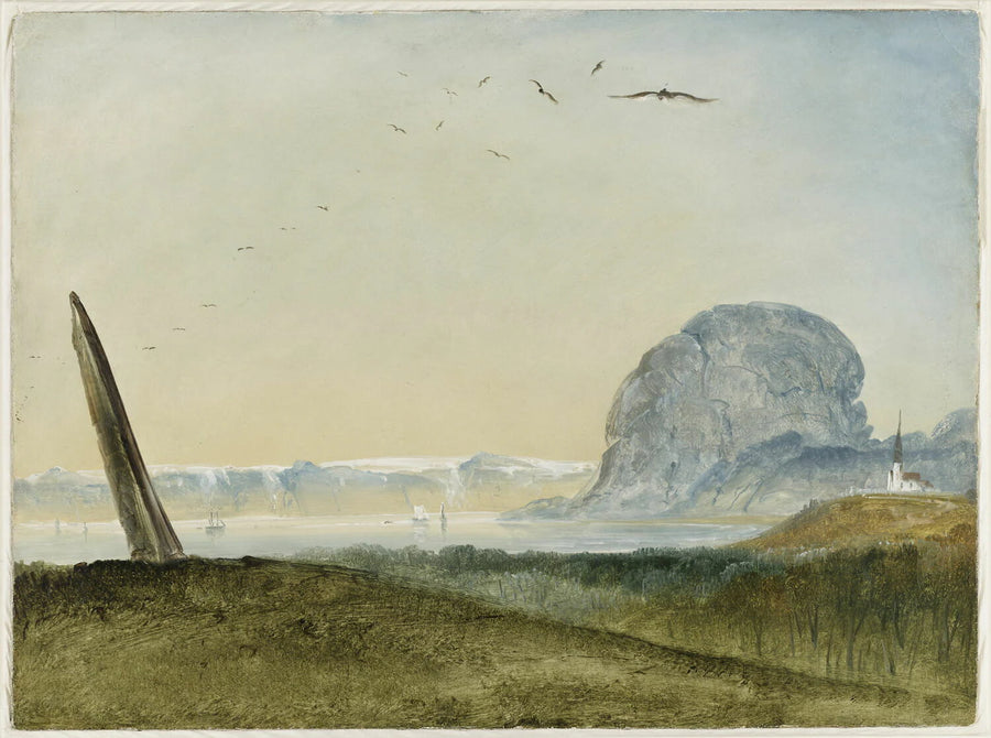 Vue de la paroisse de Stegen (esquisse) - Peder Balke