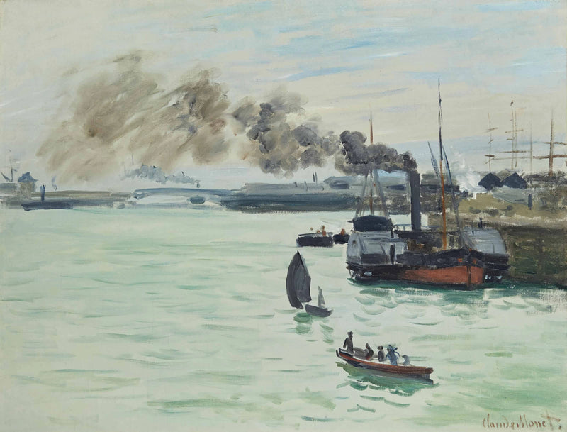 Udsigt over en W169-port - Claude Monet