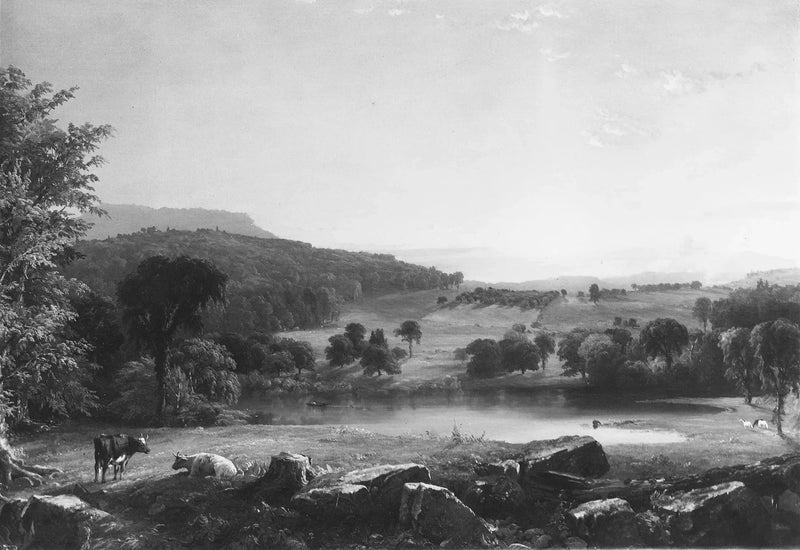 Udsigt nær Sherburne, Chenango County, New York - Jasper Francis Cropsey