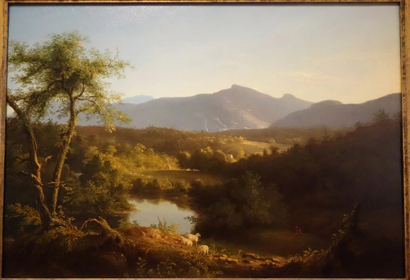 Udsigt nær landsbyen Catskill - Thomas Cole