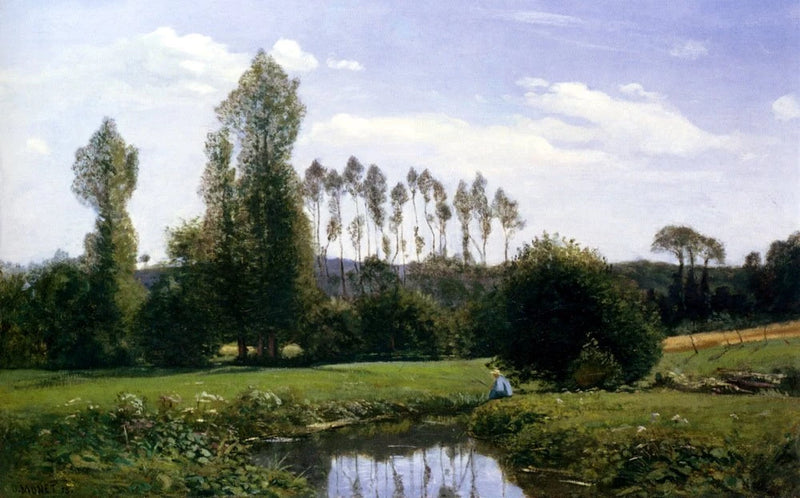 Udsigt taget i Rouelles W1 - Claude Monet