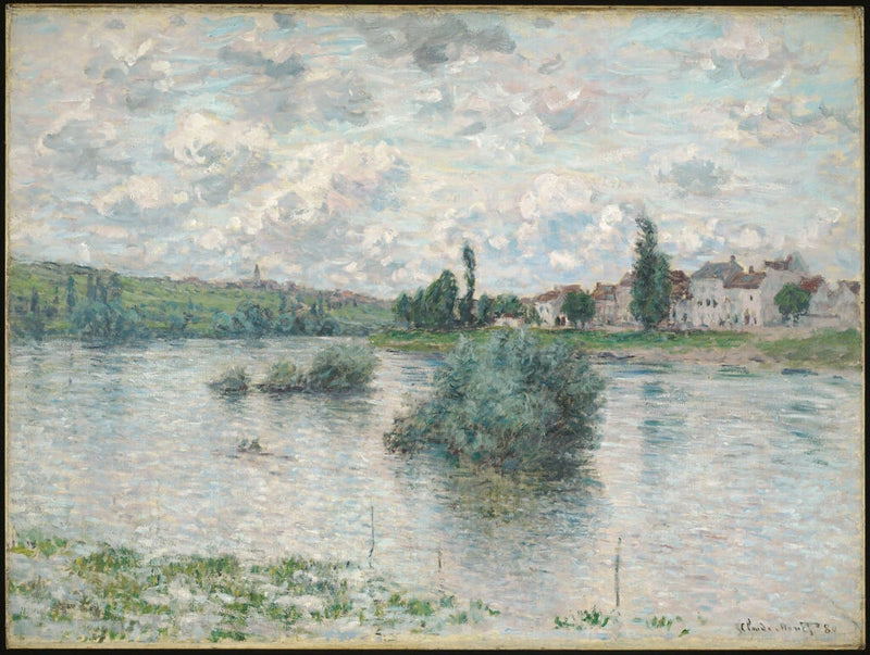 Udsigt over Seinen ved Lavacourt W540 - Claude Monet