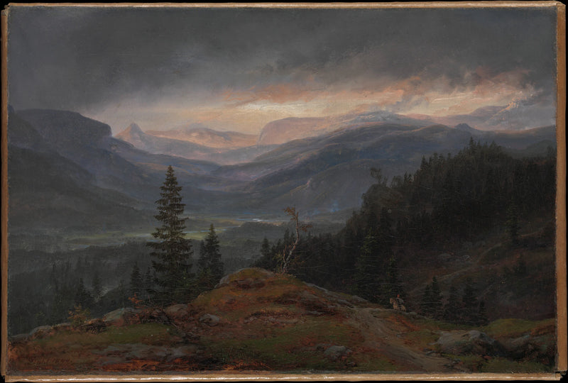 Vue sur Hallingdal - Johan Christian Dahl