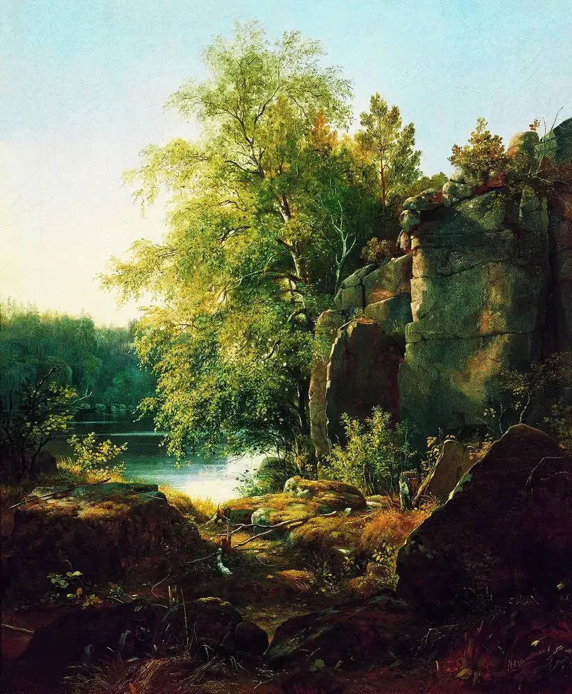 Udsigt over Valaam-øen - Ivan Chichkine