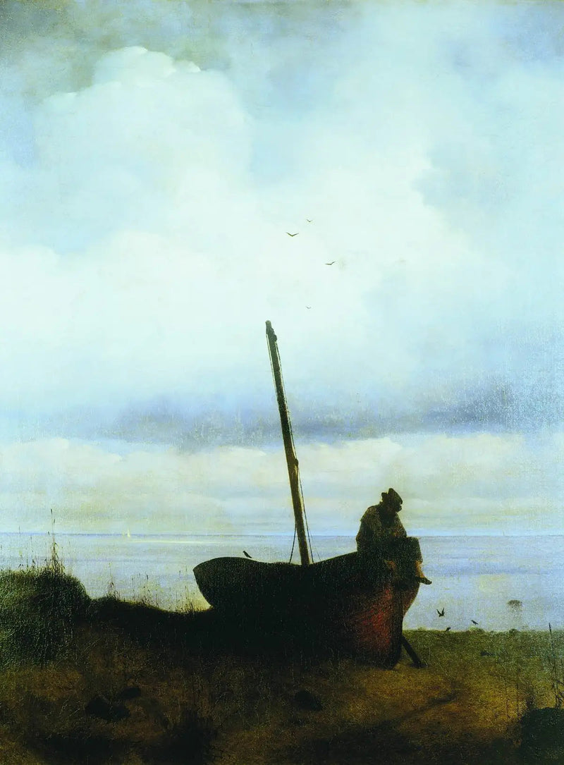 Udsigt over kysten nær Sankt Petersborg - Ivan Aïvazovski
