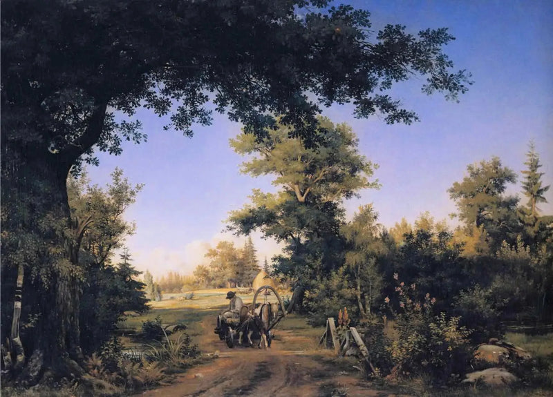 Udsigt over udkanten af Sankt Petersborg - Ivan Chichkine