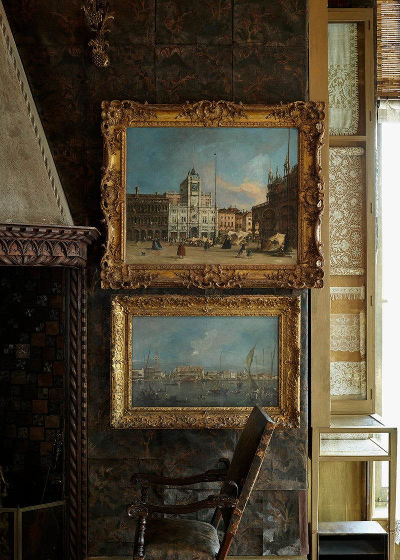 Udsigt over Riva degli Schiavoni og Piazzetta - Francesco Guardi