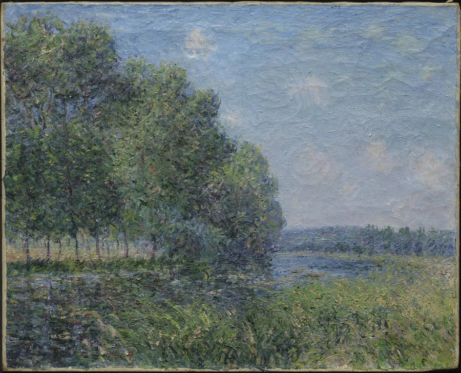 Udsigt over floden - Alfred Sisley
