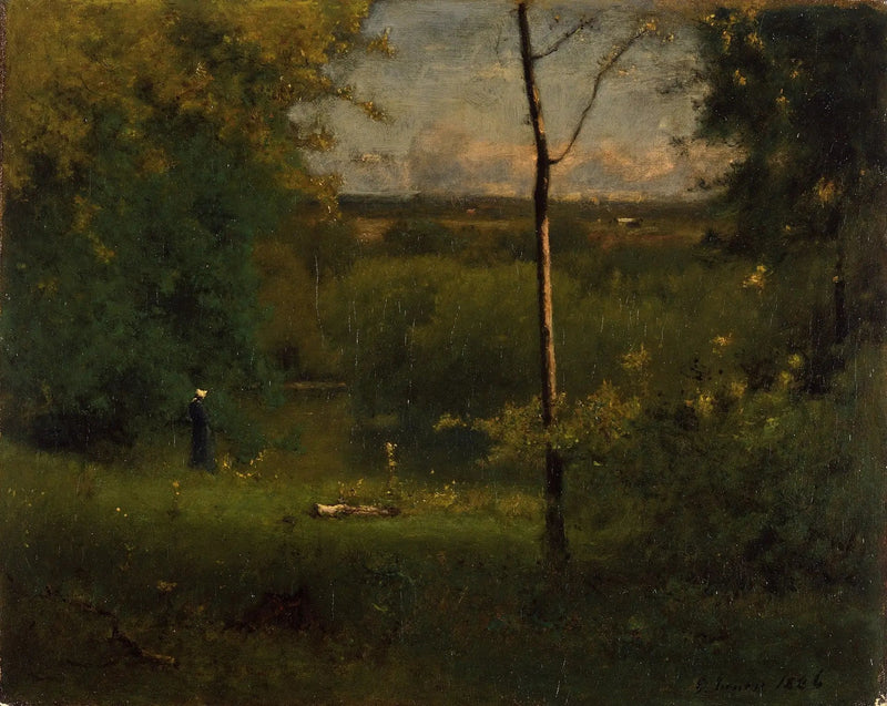 Udsigt over floden - George Inness