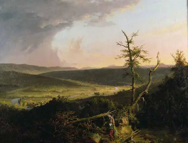Udsigt over Schoharie - Thomas Cole