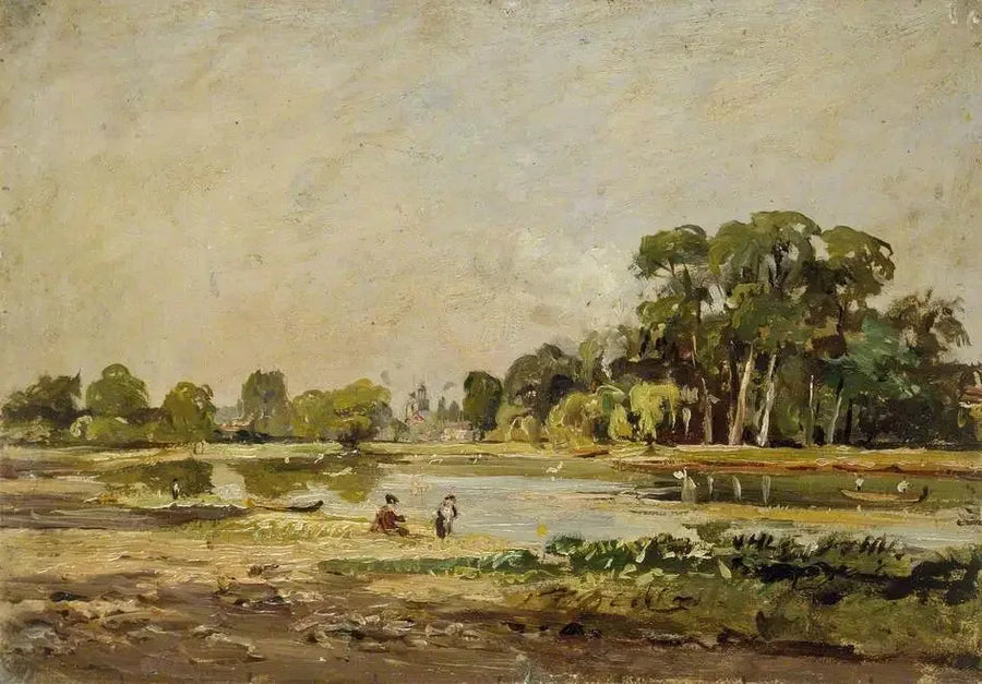 Udsigt over Themsen i Twickenham - John Constable
