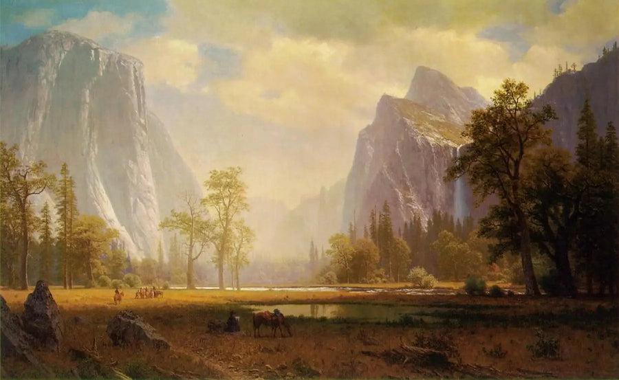Udsigt over Yosemite-dalen - Albert Bierstadt