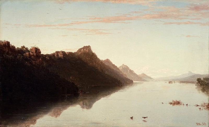 Udsigt over den øvre Mississippi - John Frederick Kensett