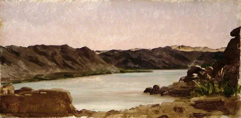 Vue sur le Nil - Frederic Leighton image 1 copie de tableau peinte à la main