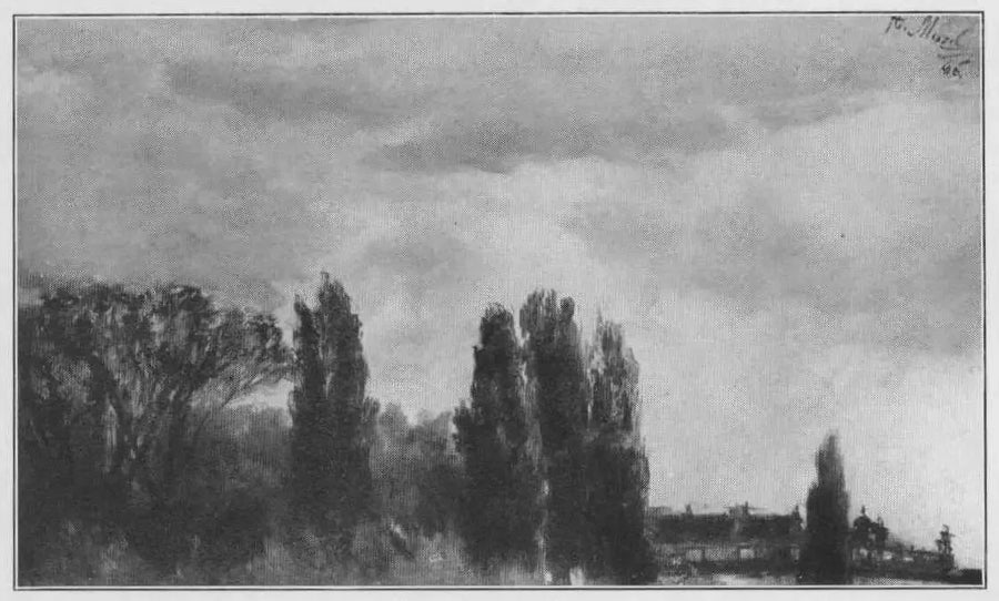 Udsigt over Prins Albrecht-parken - Adolph von Menzel