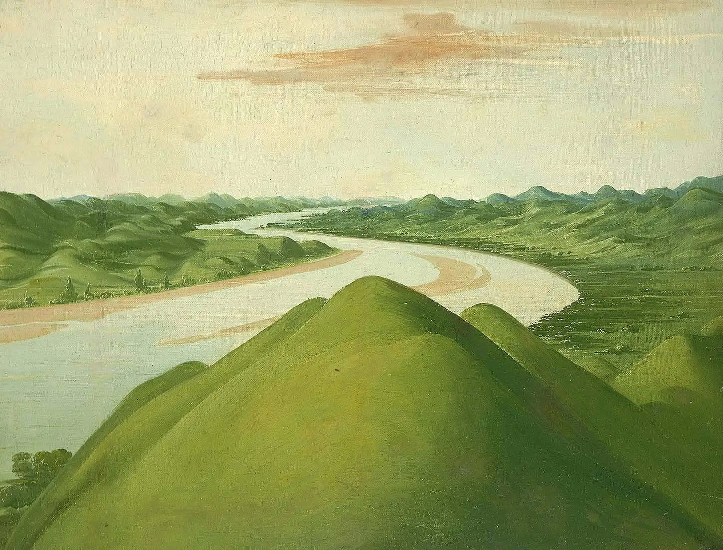 Vue sur les « Cross Timbers » Texas - George Catlin - Alpha Reproduction
