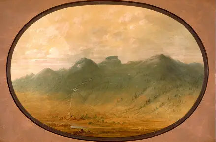 Vue sur les montagnes de cristal Brésil - George Catlin - Alpha Reproduction