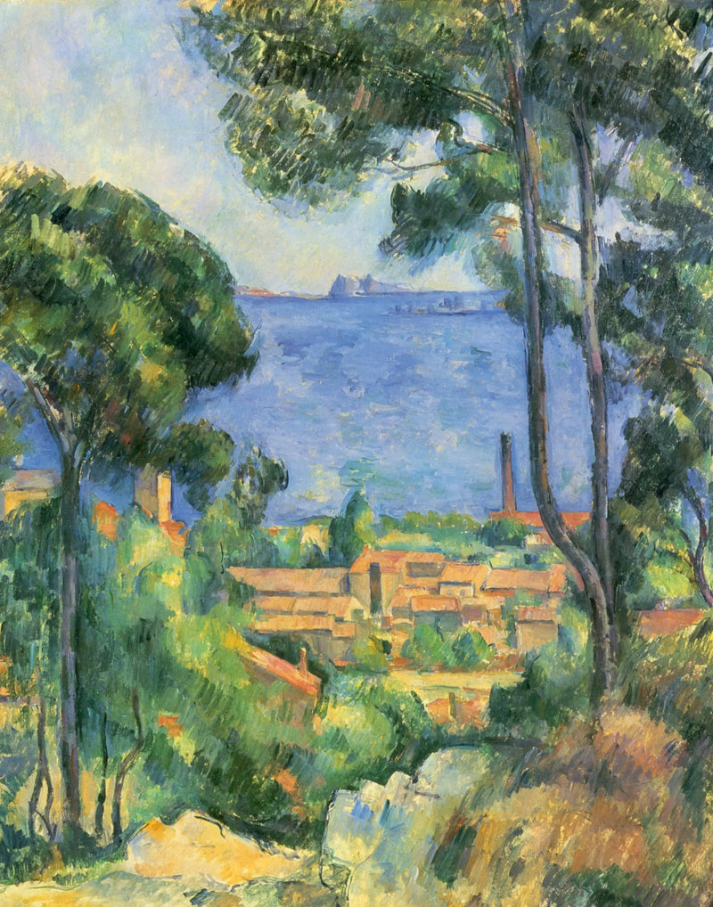 Udsigt over l'Estaque og If-slottet - Paul Cézanne