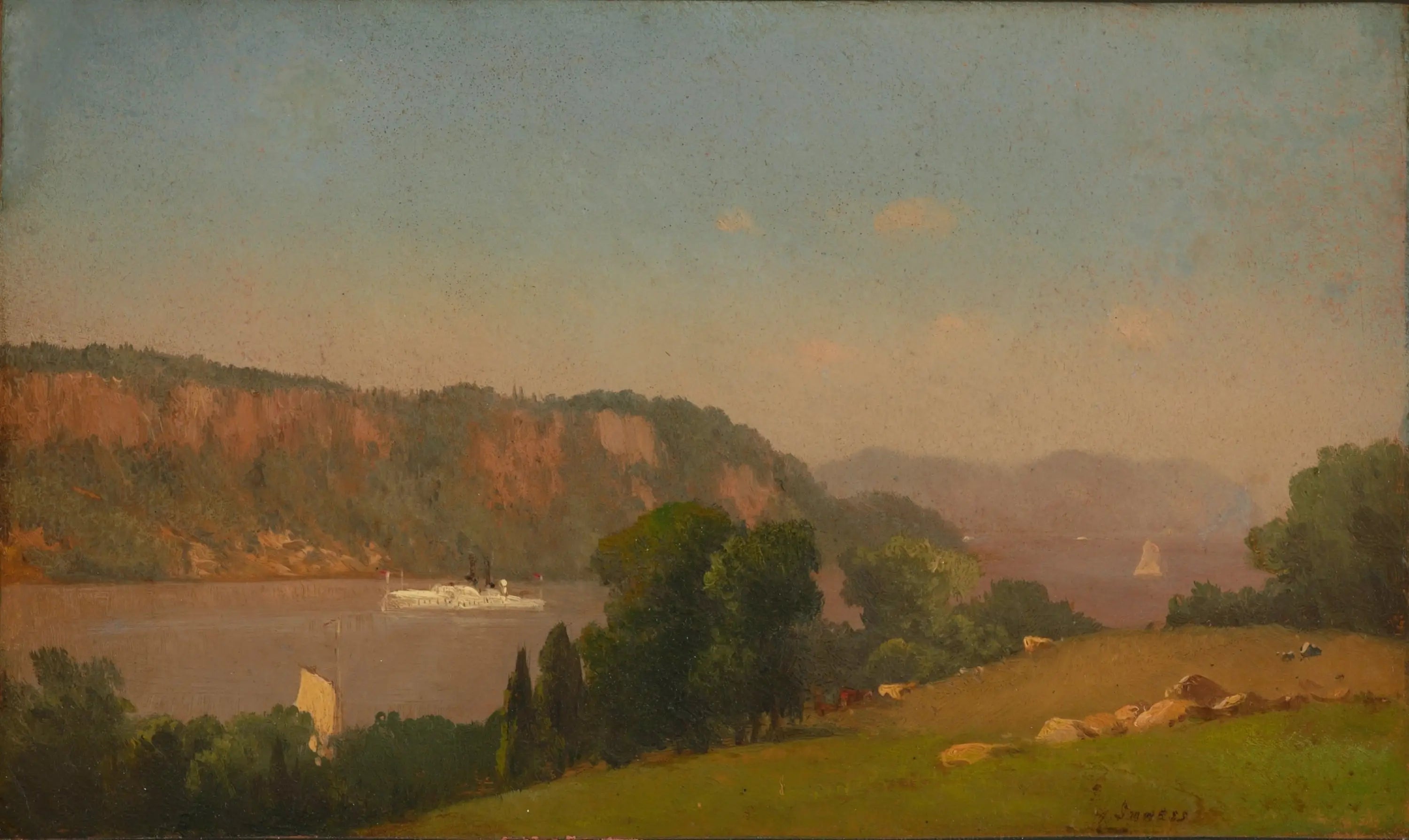 Vue sur l’Hudson - George Inness - Alpha Reproduction
