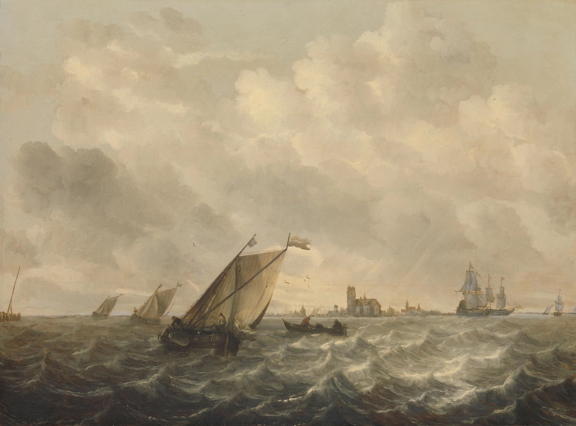 Vue sur la rivière. - Abraham van Beijeren
