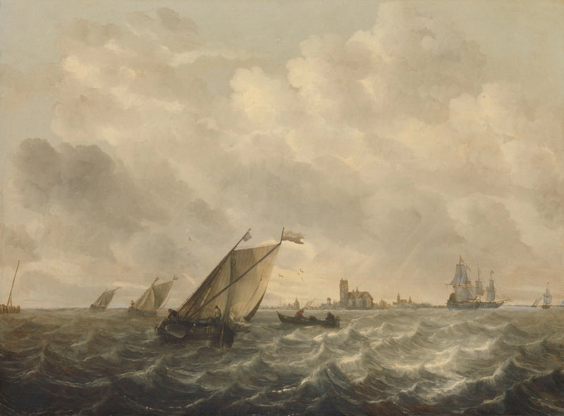 Vue sur la rivière. - Abraham van Beijeren