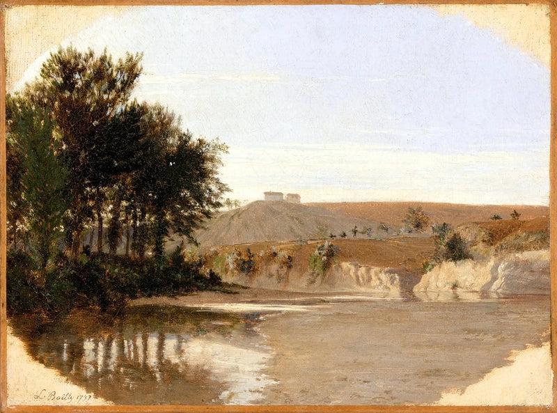 Udsigt over en sø - Louis-Léopold Boilly