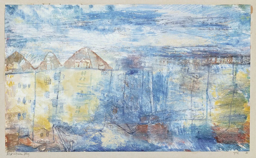 Udsigt over en plads - Paul Klee