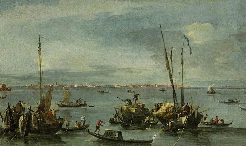 Udsigt mod Murano fra Fondamente Nuove, Venedig - Francesco Guardi