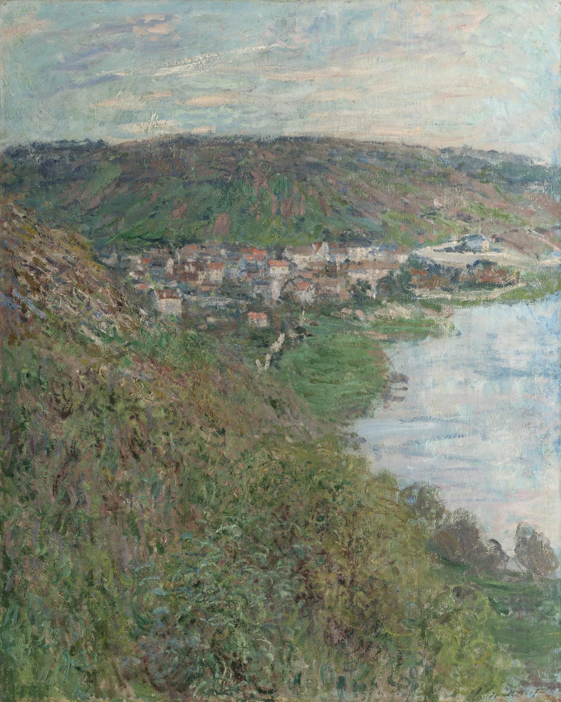 Udsigt over Vétheuil W603 - Claude Monet