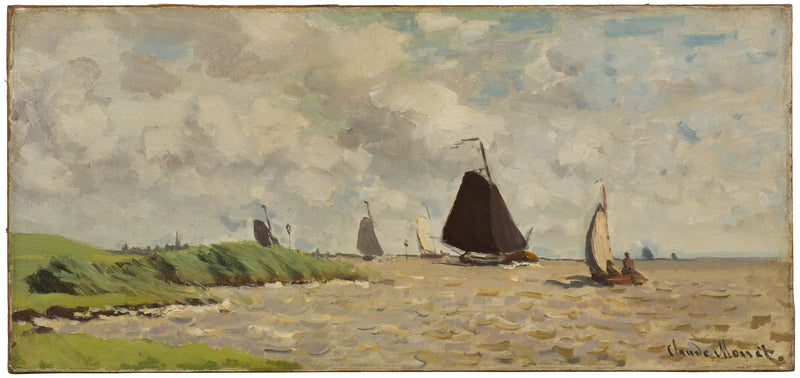 Udsigt over Voorzaan W179 - Claude Monet